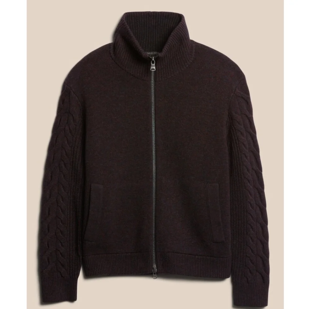 COPY - Gorgeous Italian Double Knit Sweater Jacket - Picture 4 of 5